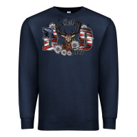 Navy best dad ever Premium Sweatshirt - SublimationCraftShop