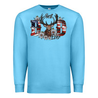Ocean Blue best dad ever Premium Sweatshirt - SublimationCraftShop