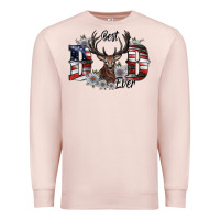 Pale Pink best dad ever Premium Sweatshirt - SublimationCraftShop