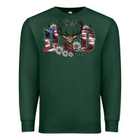 Sports Green best dad ever Premium Sweatshirt - SublimationCraftShop