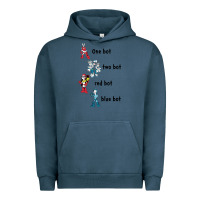 Pigment Midnight Navy day gift mega video man games funny graphic gift Urban Hoodie - lanVoArt