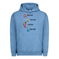 Pigment Pebble Blue day gift mega video man games funny graphic gift Urban Hoodie - lanVoArt