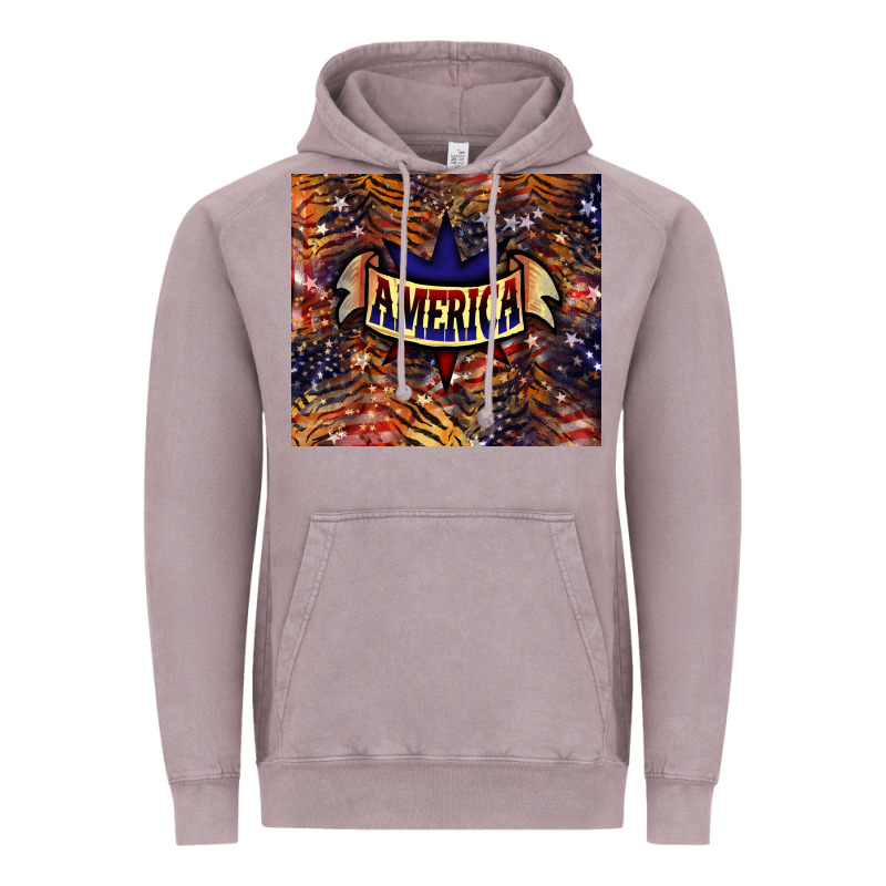Tiger America Tumbler 4th Of July Vintage Hoodie by HowdyJamesFarm | Teevron