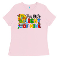 Bubblegum Pink this little light of mine Ladies Tee - Artiststas