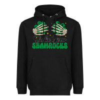 Black shake your shamrocks Heavyweight Hoodie - CowhideDigitalArt