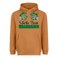 Meerkat shake your shamrocks Heavyweight Hoodie - CowhideDigitalArt