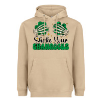 Mushroom shake your shamrocks Heavyweight Hoodie - CowhideDigitalArt