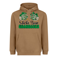 Toasted Coconut shake your shamrocks Heavyweight Hoodie - CowhideDigitalArt