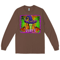Chestnut bad witch vibes Long Sleeve Tee - Jasminsmagicworld