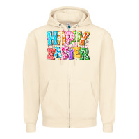 Sandshell Happy Easter Zipper Hoodie - CowhideDigitalArt
