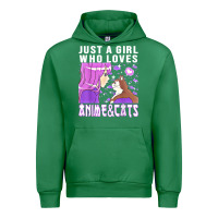Emerald anime cat anime stuff Urban Hoodie - lanVoArt