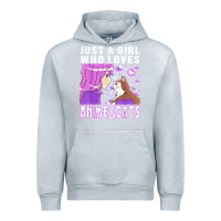 Heather Grey anime cat anime stuff Urban Hoodie - lanVoArt