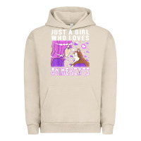 Pigment French Oak anime cat anime stuff Urban Hoodie - lanVoArt