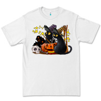 White halloween black cats Premium Tee - LillyAllenDesigns