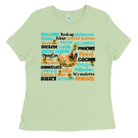 Matcha chicken typography Ladies Tee - Artiststas
