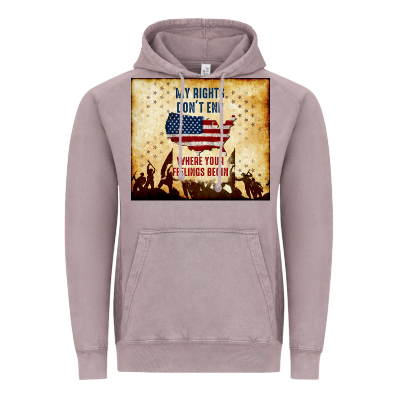 My Rights Don't End Vintage Hoodie by TumblerDesignByShophia | Teevron