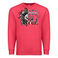 Cardinal god bless the usa Premium Sweatshirt - SublimationCraftShop