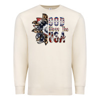 Sandshell god bless the usa Premium Sweatshirt - SublimationCraftShop