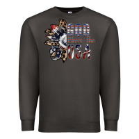 Smoke god bless the usa Premium Sweatshirt - SublimationCraftShop