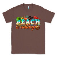 Chestnut the beach is calling Classic Tee - NancyCooperArtShop