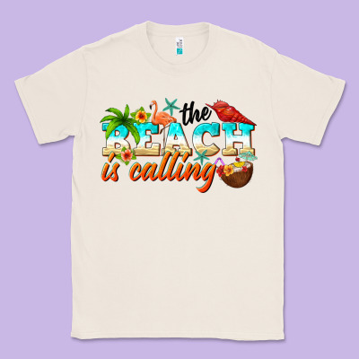 The Beach Is Calling Classic Tee Designed By Nancycooperartshop