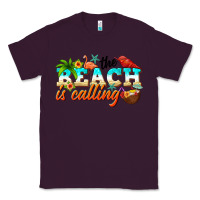Plum the beach is calling Classic Tee - NancyCooperArtShop
