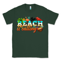 Sports Green the beach is calling Classic Tee - NancyCooperArtShop