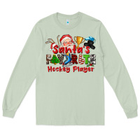 Matcha santas favorite hockey player Long Sleeve Tee - CowGirlArtShop