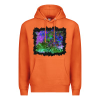 Carrot halloween skull and leopard background Premium Hoodie - BundleAndBundleShop