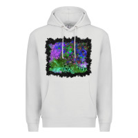 Dove Grey halloween skull and leopard background Premium Hoodie - BundleAndBundleShop