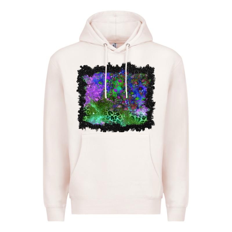Halloween Skull And Leopard Background Premium Hoodie by BundleAndBundleShop | Teevron
