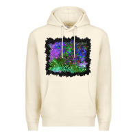 Sandshell halloween skull and leopard background Premium Hoodie - BundleAndBundleShop