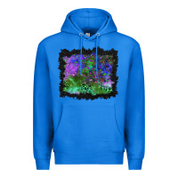 True Royal halloween skull and leopard background Premium Hoodie - BundleAndBundleShop