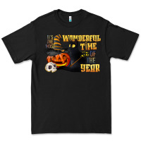 Black wonderful time of the year halloween Premium Tee - LillyAllenDesigns