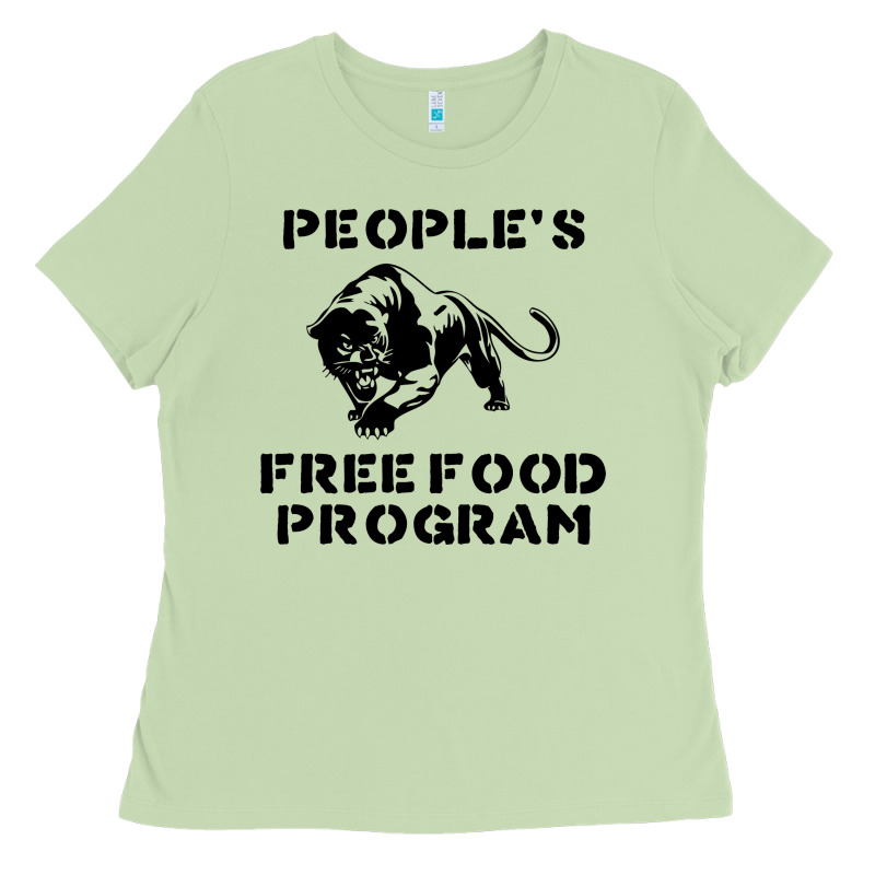 People's Free Food Program Ladies Tee by lanVoArt | Teevron