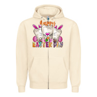 Sandshell Happy Easter Zipper Hoodie - CowhideDigitalArt