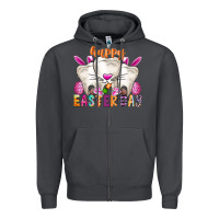Smoke Happy Easter Zipper Hoodie - CowhideDigitalArt