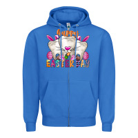 True Royal Happy Easter Zipper Hoodie - CowhideDigitalArt