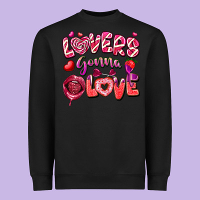 Lovers Gonna Love Heavyweight Sweatshirt Designed By Fadigitalartstudio