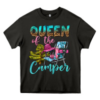 Asphalt Queen Of The Camper Heavy Core Tee - BundleAndBundleShop