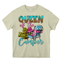 Mossy Queen Of The Camper Heavy Core Tee - BundleAndBundleShop