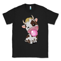 Black cute cow Classic Tee - texasbilliewilder