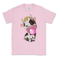 Bubblegum Pink cute cow Classic Tee - texasbilliewilder