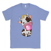 Colony Blue cute cow Classic Tee - texasbilliewilder