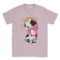 Lilac cute cow Classic Tee - texasbilliewilder