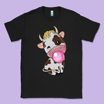 Cute Cow Classic Tee Designed By Texasbilliewilder
