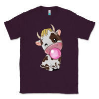 Plum cute cow Classic Tee - texasbilliewilder
