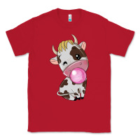 Red cute cow Classic Tee - texasbilliewilder