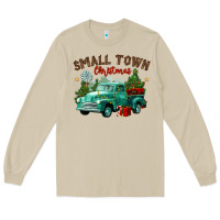 Mushroom small town christmas Long Sleeve Tee - CowGirlArtShop