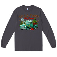 Smoke small town christmas Long Sleeve Tee - CowGirlArtShop